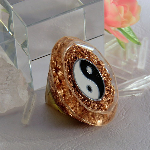 Orgonit 3 *DIAMANT* Citrín* Jin/Jang — foto 4