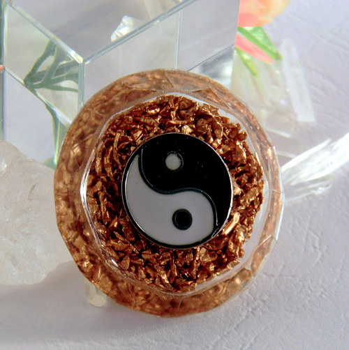 Orgonit 3 *DIAMANT* Citrín* Jin/Jang — foto 5
