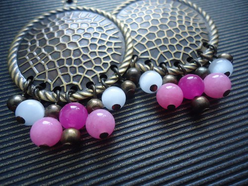 Náušnice "Ethno pink" — foto 2