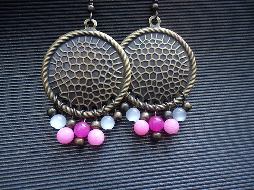 Náušnice "Ethno pink" — foto 3