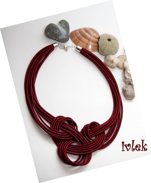 Náhrdelník - v eleganci s uzly — foto 4