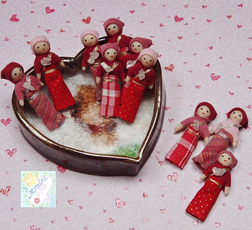 Magická panenka - talisman - Valentýn — foto 2