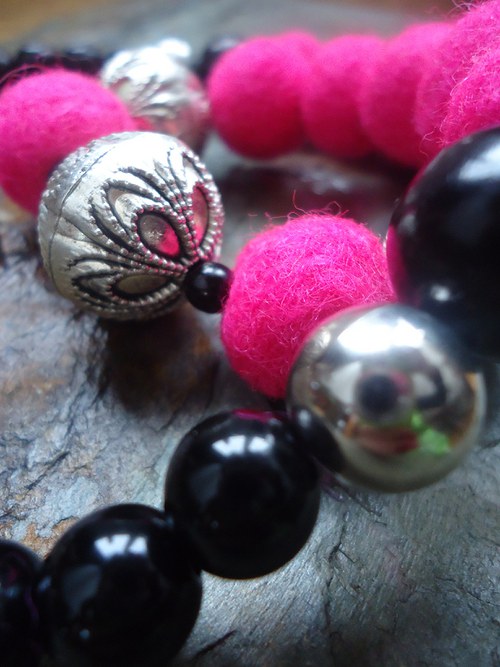 Náhrdelník "Noblesa Pink" — foto 2