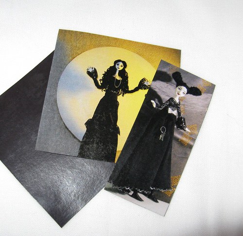 Sada tří magnetů - černo-žlutá — foto 2