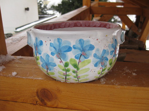 Miska s modrým kvítím — foto 2