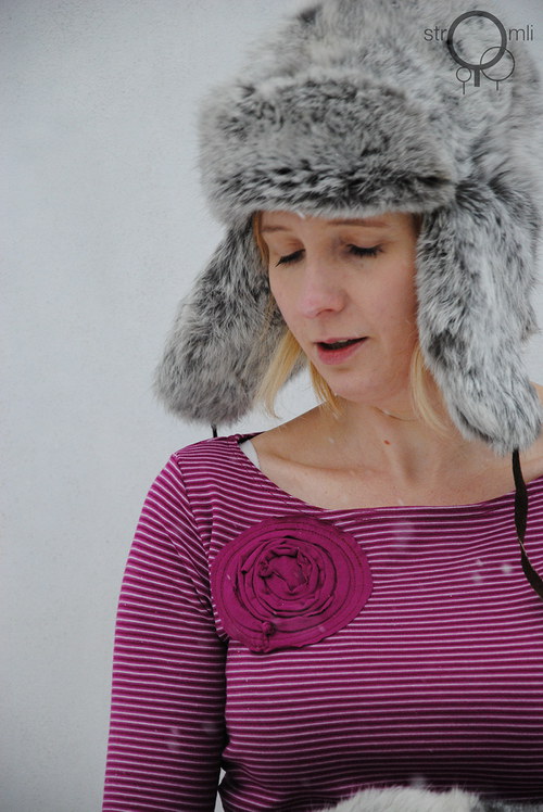 Lila pruhované s aplikací, pro Silvik77 — foto 2