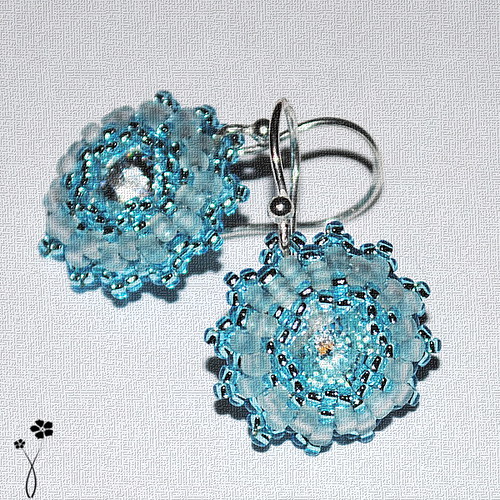 MALÁ MOŘSKÁ VÍLA - náušnice Swarovski — foto 2