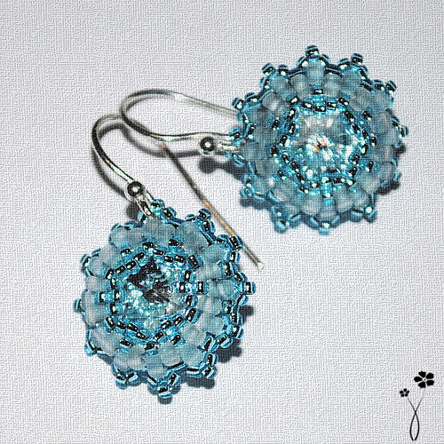 MALÁ MOŘSKÁ VÍLA - náušnice Swarovski — foto 3