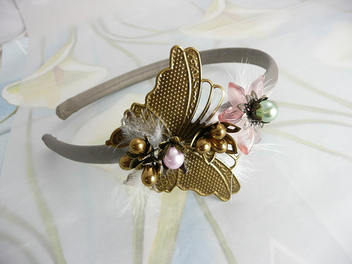 Golden butterfly - čelenka na přání — foto 2