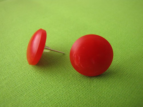 Knoflíkové červené — foto 2