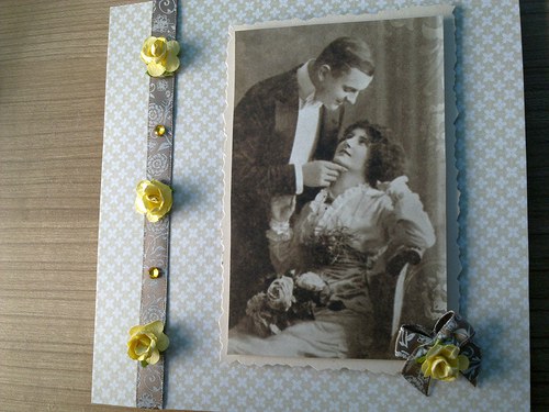 Scrapbookové přání s růžemi - Lovers.. — foto 2