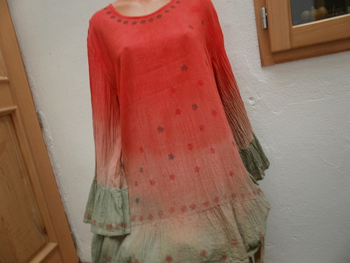 Tunika...khaki-červená... — foto 2
