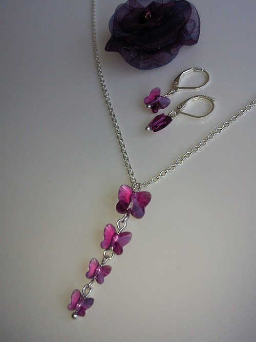 Swarovski Butterfly Fuchsia — foto 2