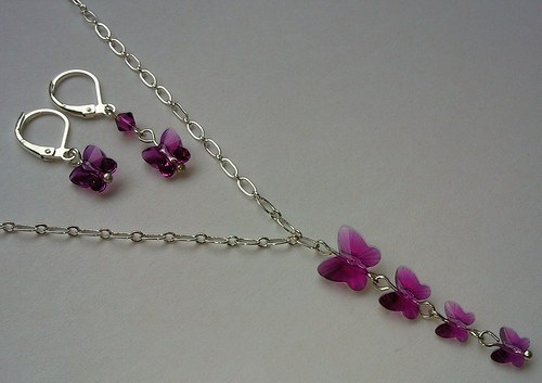 Swarovski Butterfly Fuchsia — foto 3
