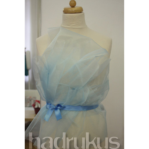 Organza (š. 36 cm) blue sky — foto 4