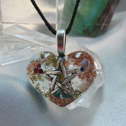 Orgonitový pentagram (2) s granáty — foto 5