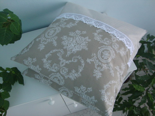 Polštářek - béžové ornamenty — foto 6