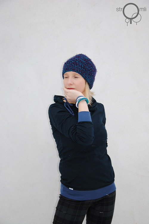 Temně modré s límcem, vel. XL — foto 3