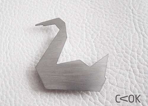 ORIGAMI labuť — foto 2