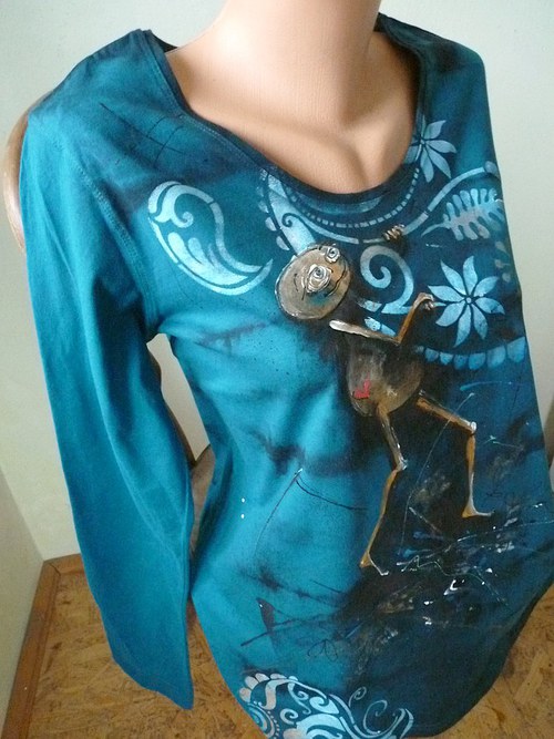 Triko "Brambora v paisley", vel 44 — foto 4