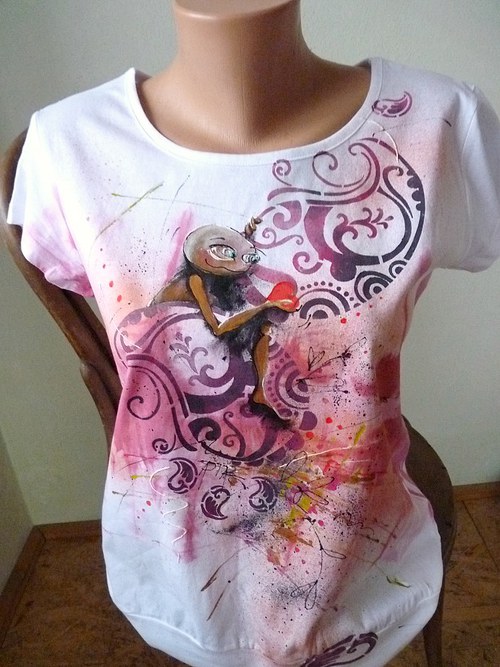 Triko "Brambora v paisley", vel M/ L — foto 2
