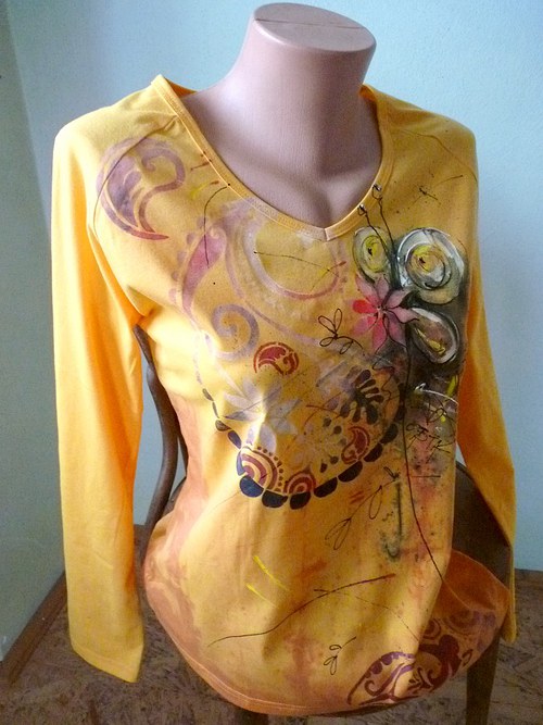 Triko "motýl v paisley", vel L — foto 3