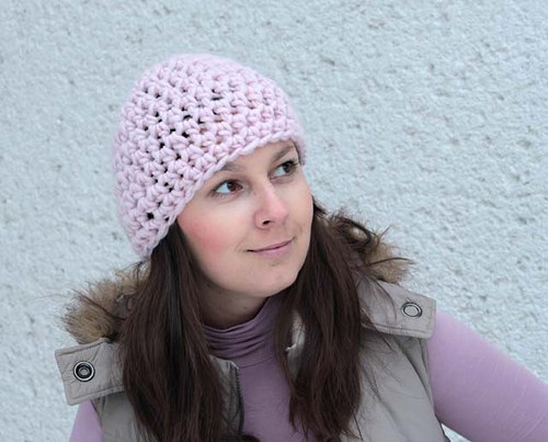 Háčkovaná čepička !!! SLEVA Z 321,- !!! — foto 3