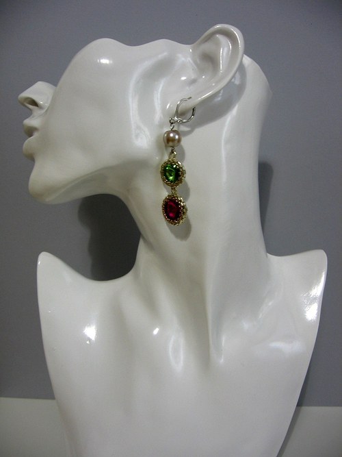 Swarovski zeleno - růžové — foto 6
