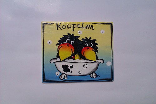 Cedulka na dveře-koupelna — foto 2