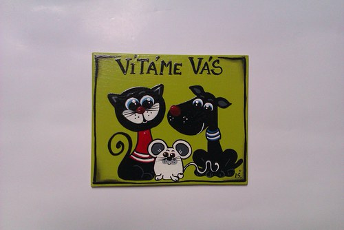 Cedulka na dveře uvítací — foto 2