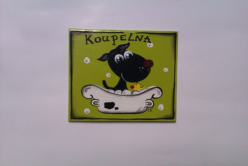 Cedulka na dveře-koupelna — foto 2