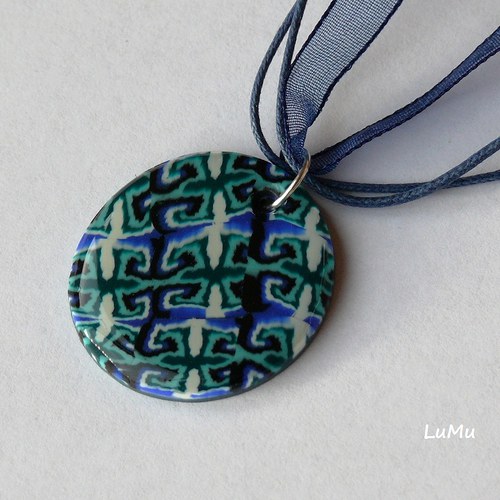Modro-zelená persie — foto 2