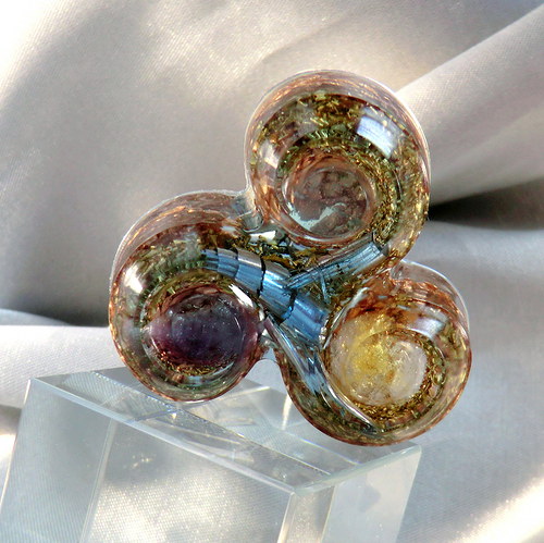 Orgonit *Amulet (1A) *Triskel * s Pentagramem — foto 3