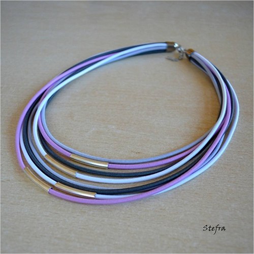 Silver lilac - náhrdelník — foto 2