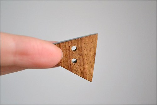 Kostěný knoflík 2x — foto 3
