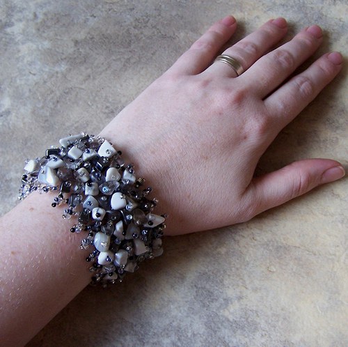 Náramek "Gray enchantment" — foto 5