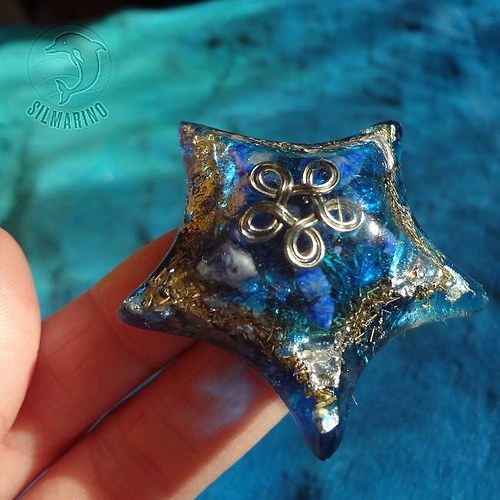 "Zářící Večernice" - lapis lazuli, stříbro — foto 3