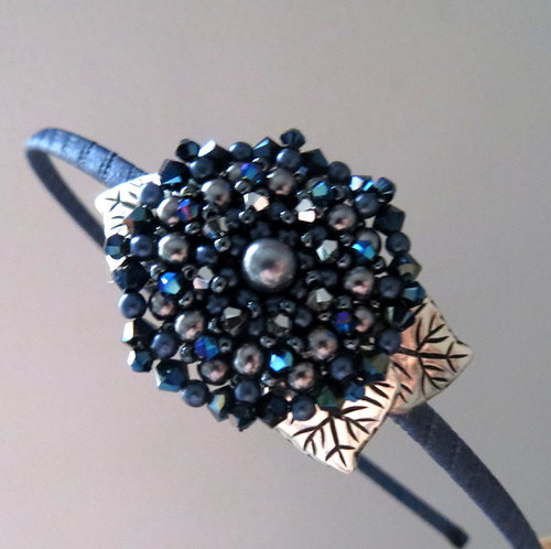 Čelenka "Navy blue" — foto 4