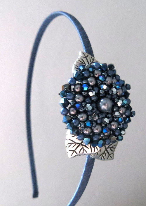 Čelenka "Navy blue" — foto 5
