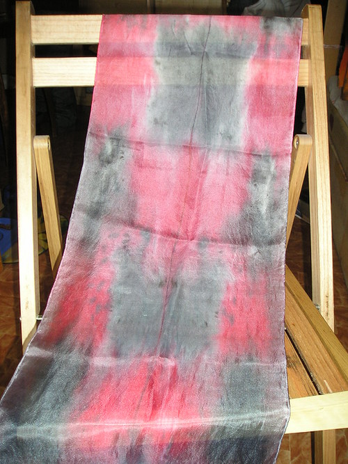 Hedvábný šál 126x28cm — foto 2