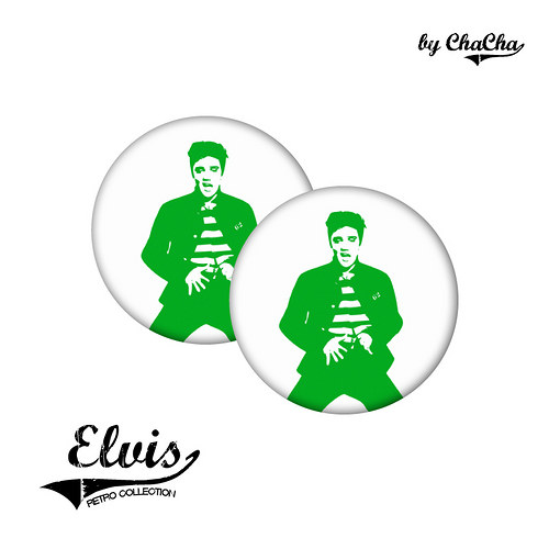 Elvis - náušnice pecky — foto 2