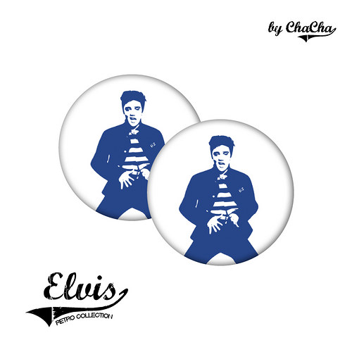Elvis - náušnice pecky — foto 2