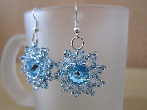 Náušnice Rivoli Aquamarine — foto 2