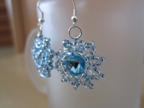 Náušnice Rivoli Aquamarine — foto 3