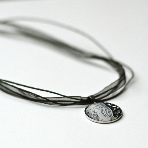 Silver Line "Spící dívka" - náhrdelník — foto 3