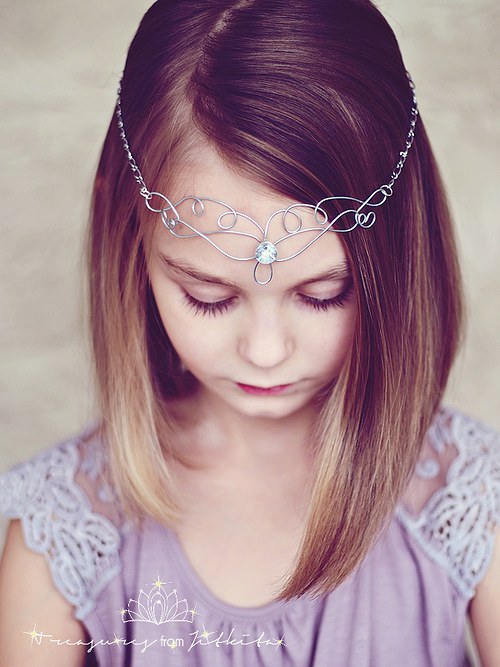 Vintage tiara na řetízku — foto 2