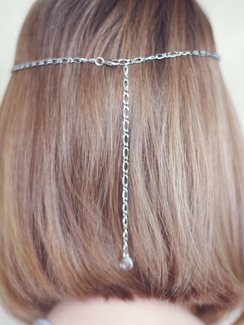 Vintage tiara na řetízku — foto 3