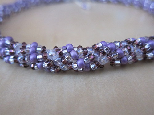 NÁHRDELNÍK spirála *** amethyst*** — foto 3