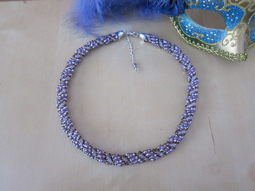 NÁHRDELNÍK spirála *** amethyst*** — foto 4