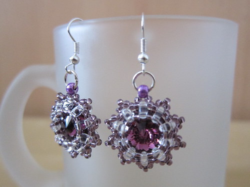 Náušnice Rivoli Amethyst — foto 3